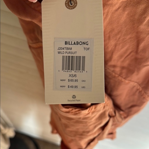 Billabong Orange Romper - Picture 3 of 4